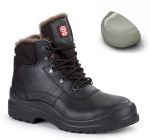 БОТИНКИ НИТРО-МАКС С КП/КС, КОЖА, ПУ/НИТРИЛ, МБС, КЩС, ШЕРСТ. МЕХ